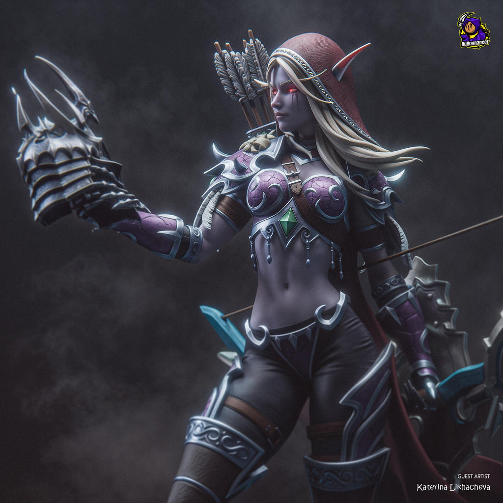 Sylvanas Windrunner Figure, Resin Statue, Hand Painted, 27.3 cm (10.75 in)