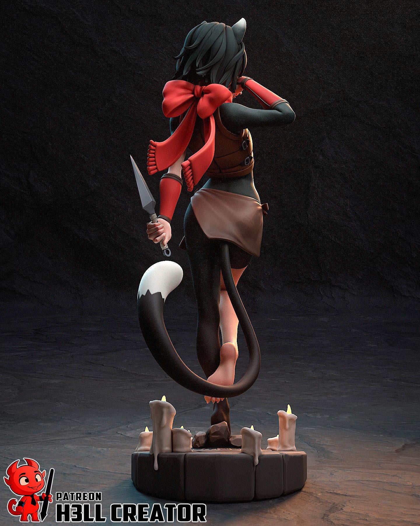 Izutsumi Resin Statue, Hand Painted Collectible Figure, 170 mm (6.7 in)