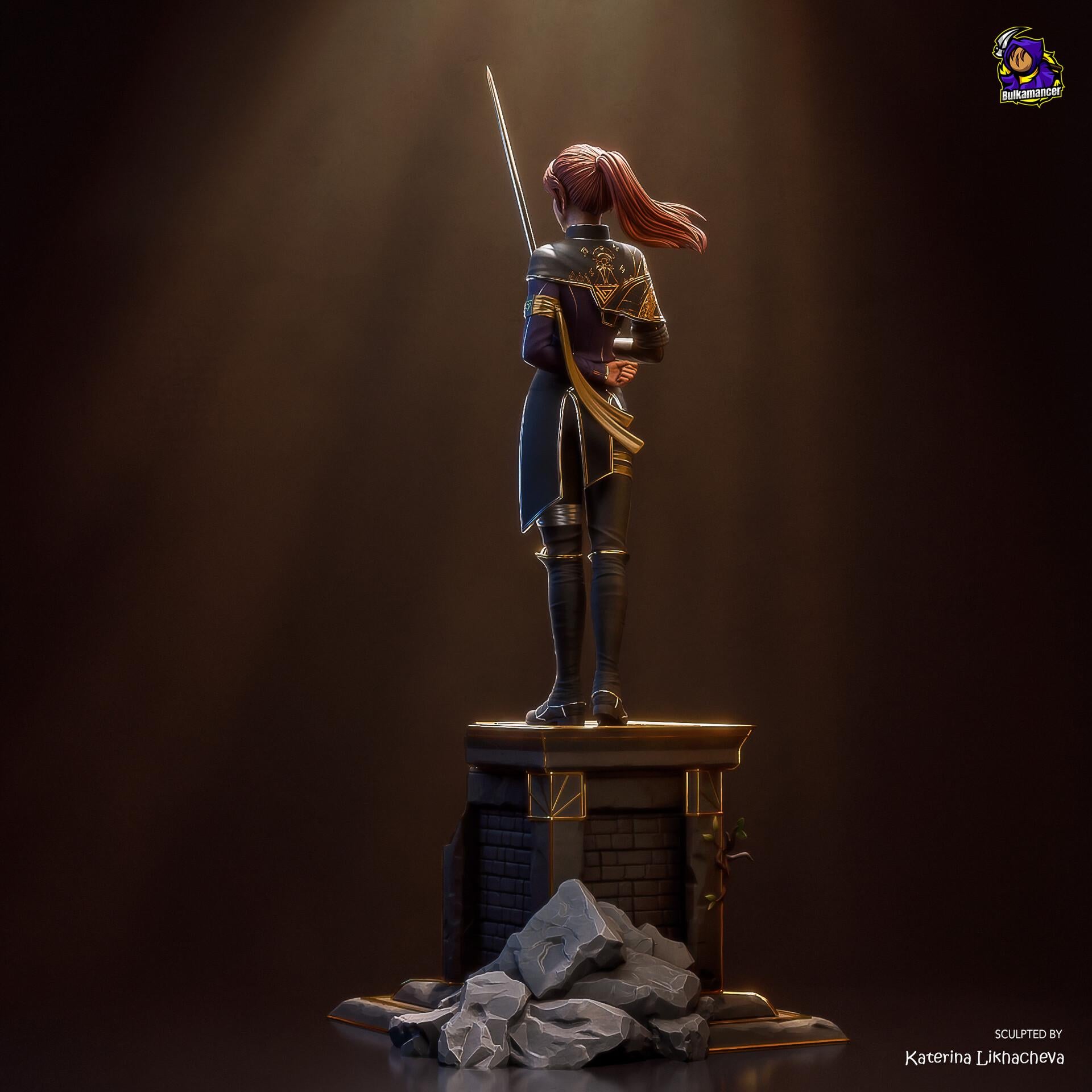 Maelle Clair Obscur Figure, Resin Statue, Hand Painted Collectible