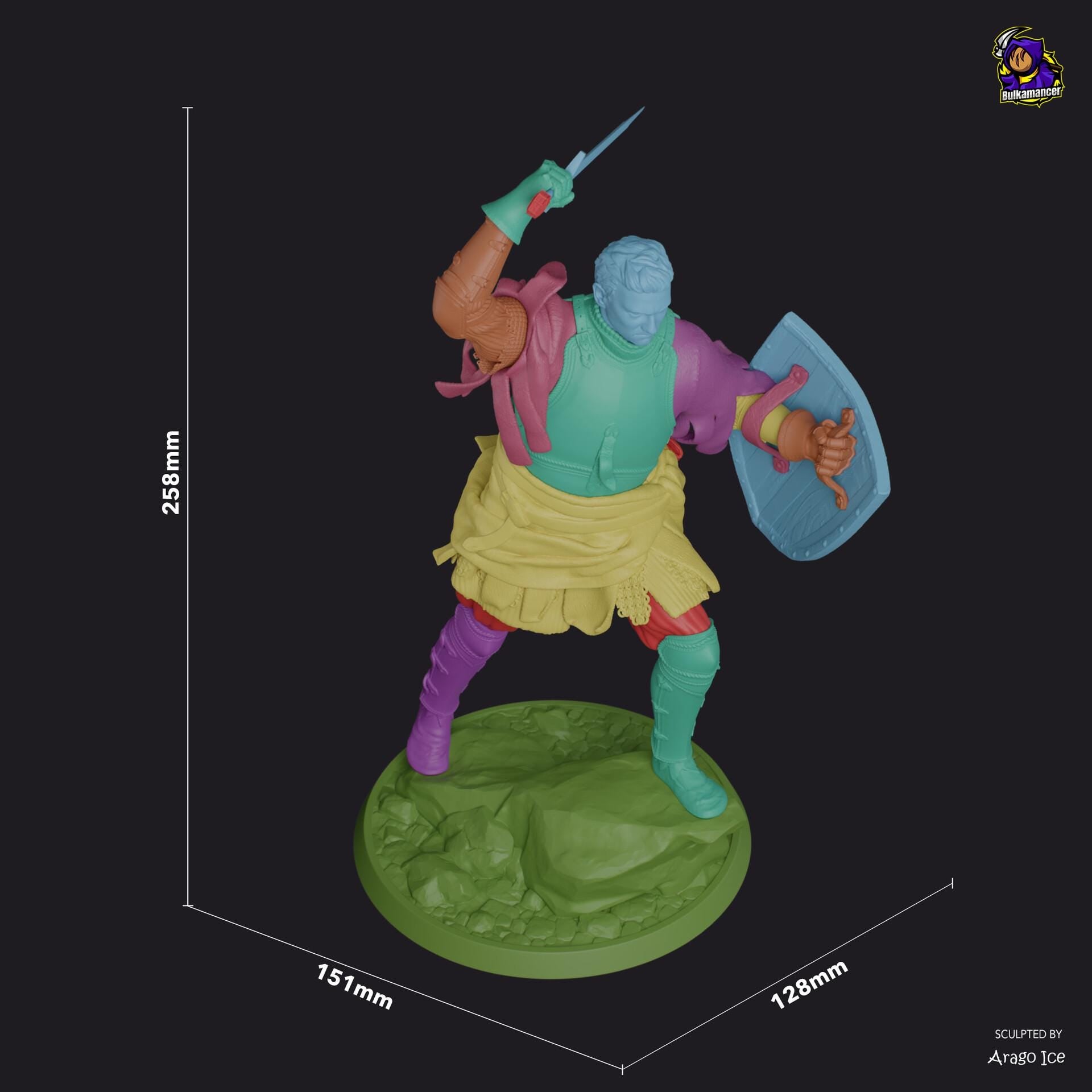 Henry Of Skalitz Figure, Resin Statue, Hand Painted, 25.8 cm (10.16 in)
