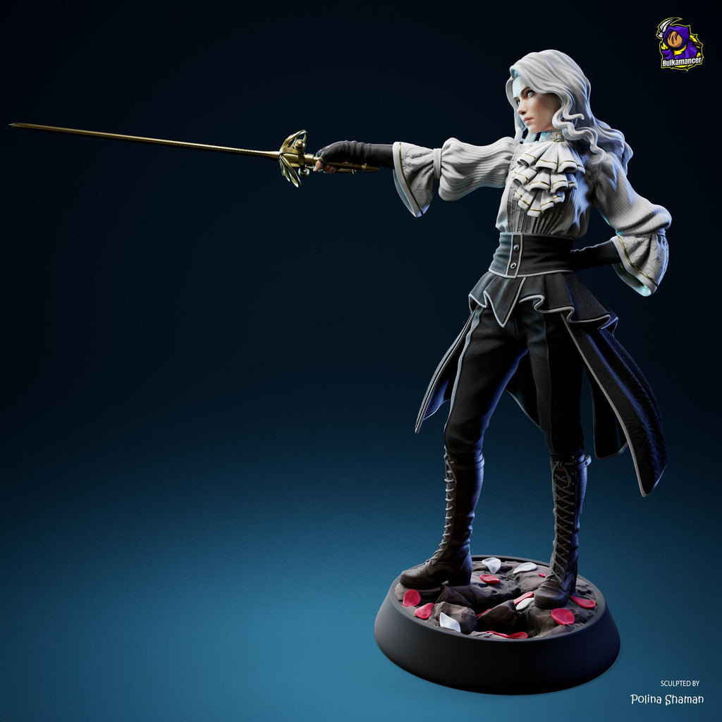 Maelle resin figure, Clair Obscur Expedition 33, Hand Painted Statue