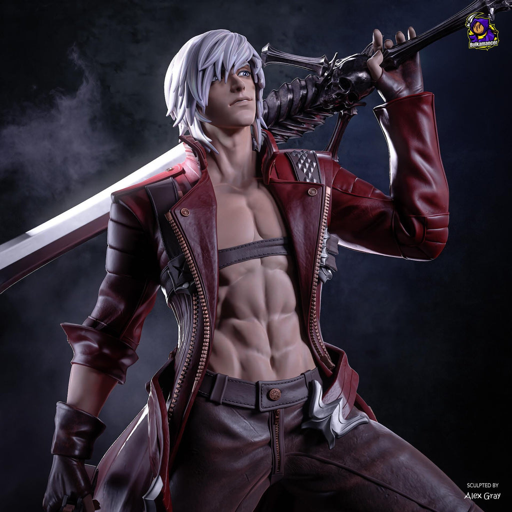 Dante Resin Figure, Hand Painted Collectible Statue, Coat Or Shirtless
