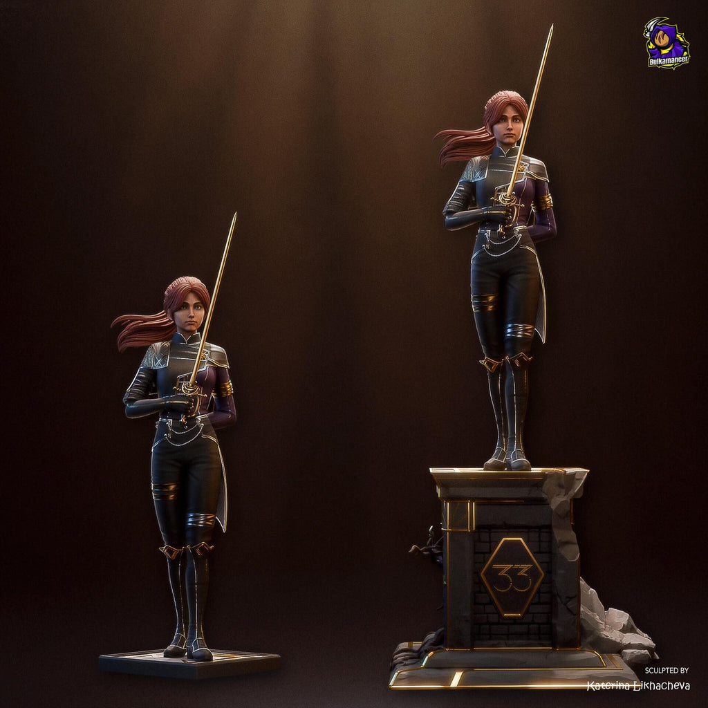 Maelle Clair Obscur Figure, Resin Statue, Hand Painted Collectible