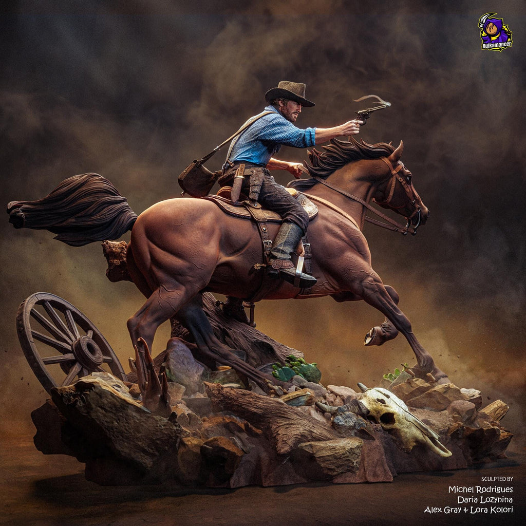 Arthur Morgan resin figure, Hand Painted Statue, 32.5 cm (325 mm)