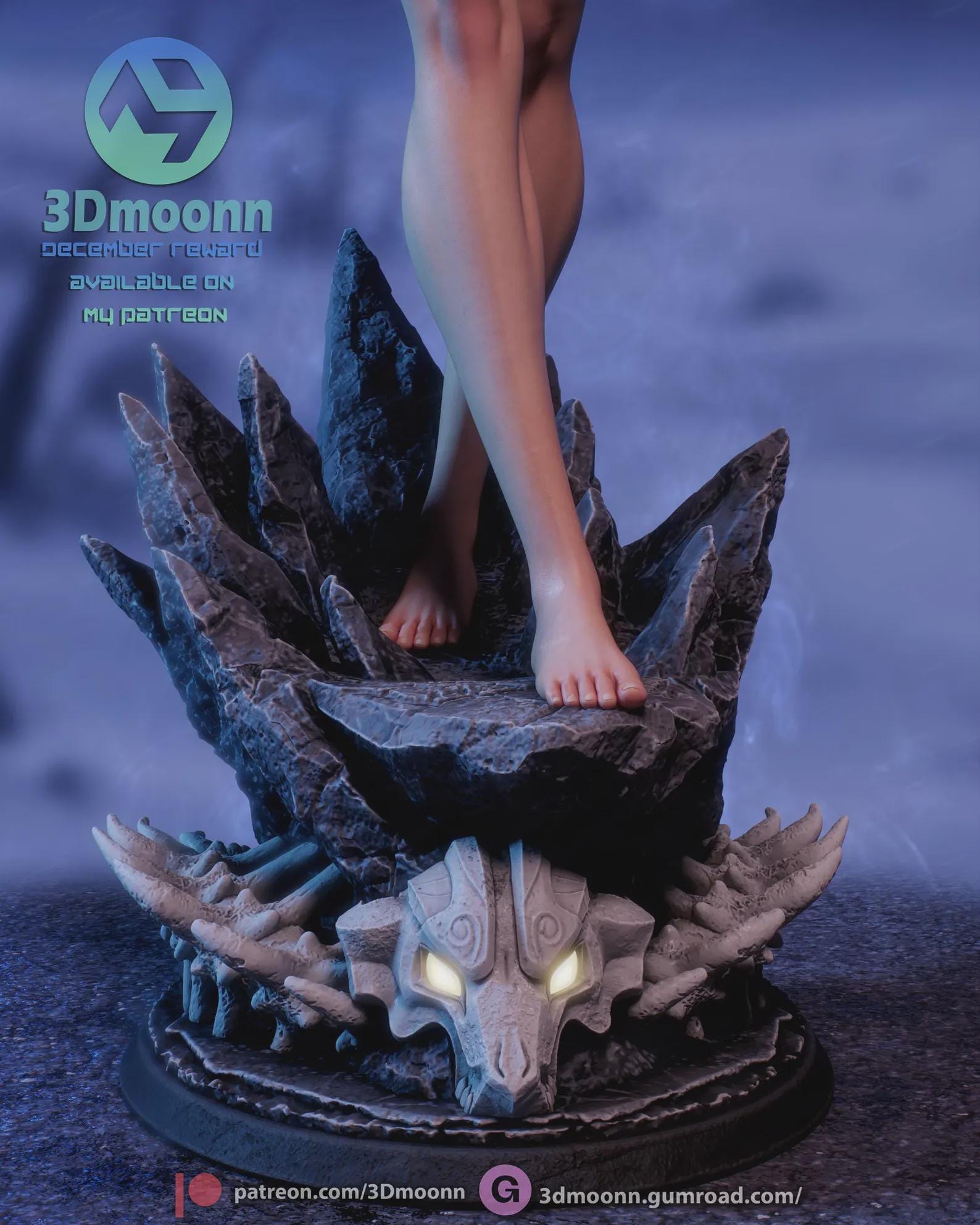 Nelliel Tu Odelschwanck, Nelliel Resin Statue, Hand Painted 1/6 Scale