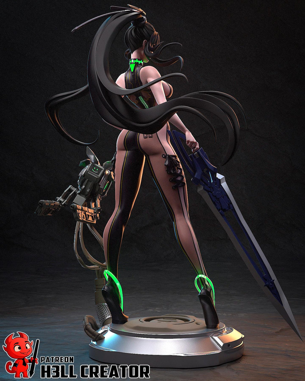 EVE resin statue - Hand Painted Collectible Figure, 19.7 cm (7.8 in)