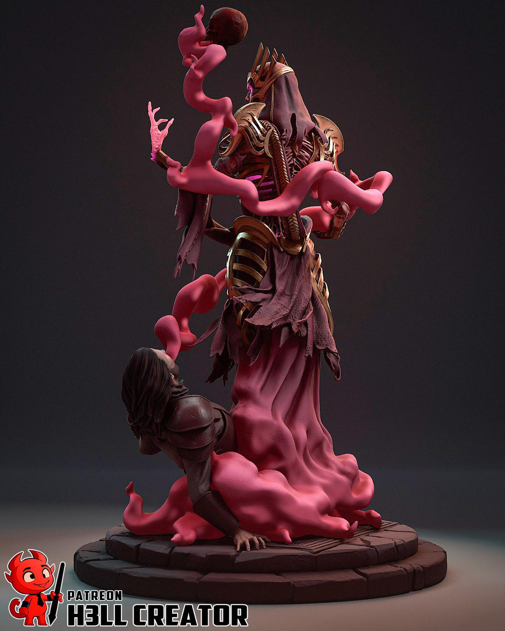 Vecna resin statue, Hand Painted Collectible Figure, 199 mm (7.8 in)
