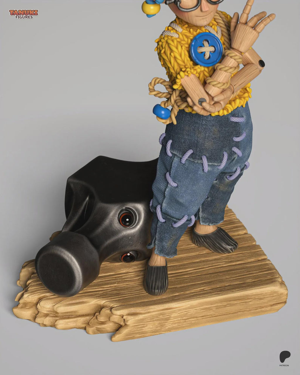 May resin statue, Hand Painted Collectible Figure, 106 mm (4.2 in)