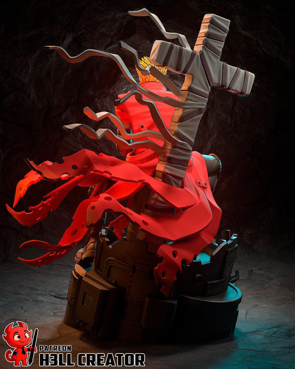 Vash The Stampede Figure, Resin Statue, Hand Painted Collectible, 22.9 cm (9.0 in)