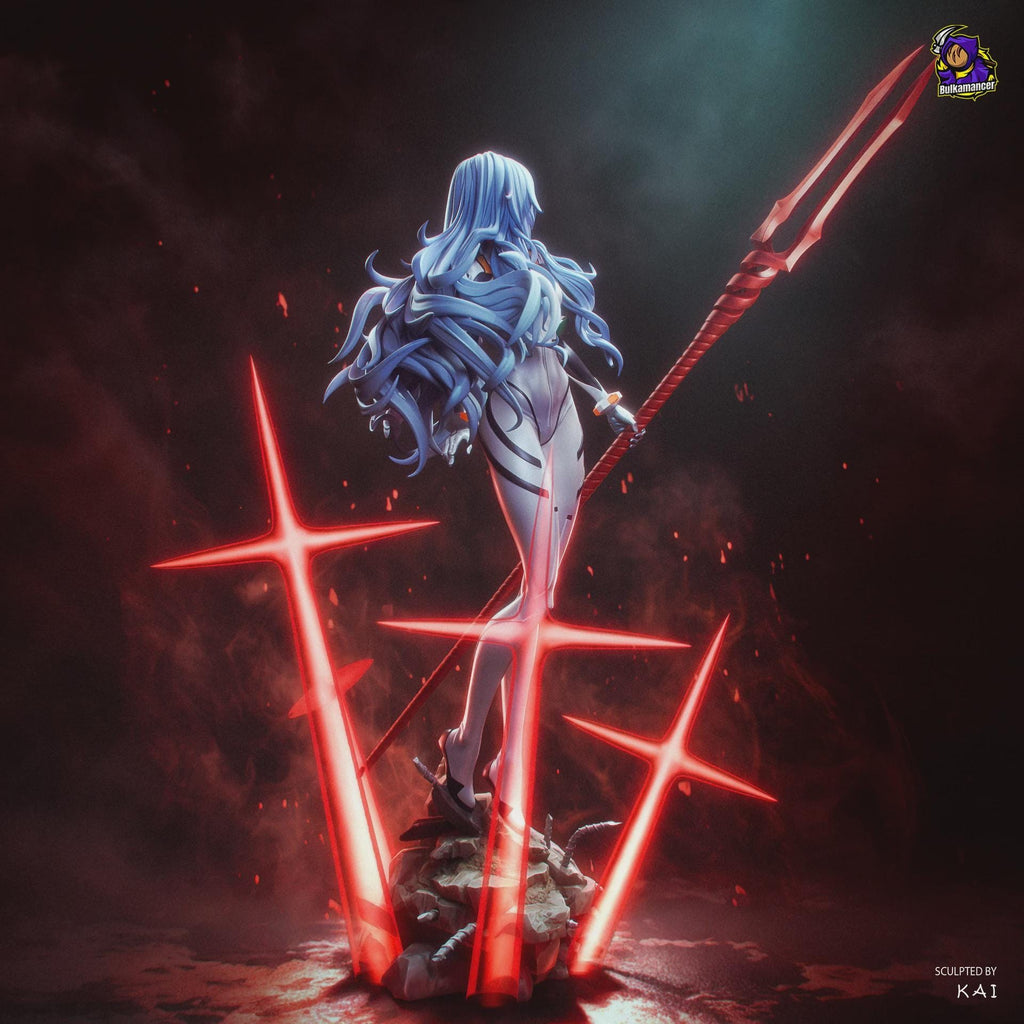 Rei Ayanami Figure, Resin Statue, Hand Painted Collectible, Display Piece
