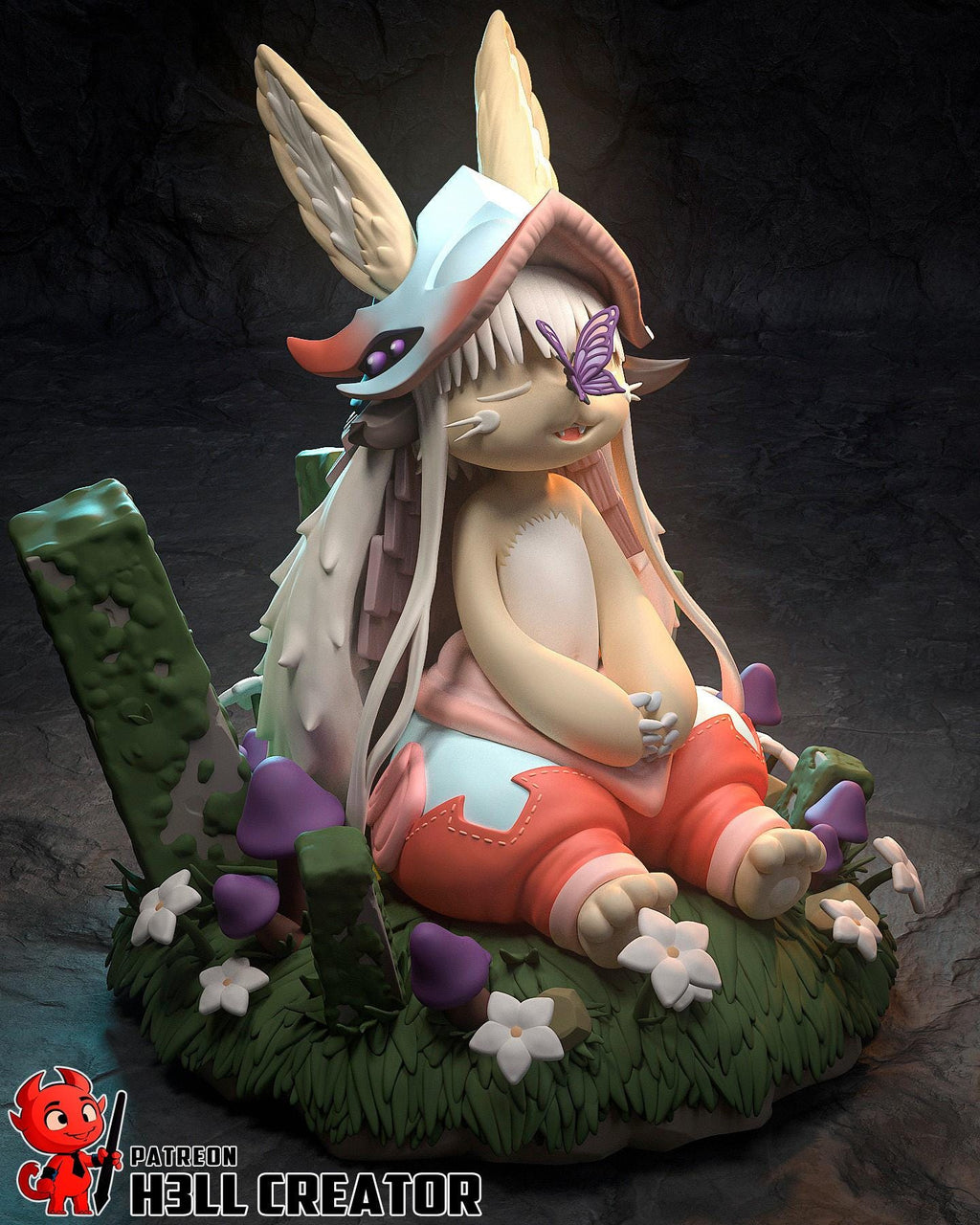 Nanachi resin statue, Hand Painted Collectible Figure, 146 mm (5.7 in)
