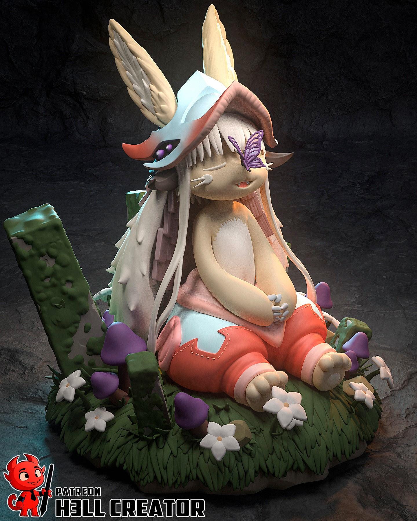 Nanachi resin statue, Hand Painted Collectible Figure, 146 mm (5.7 in)