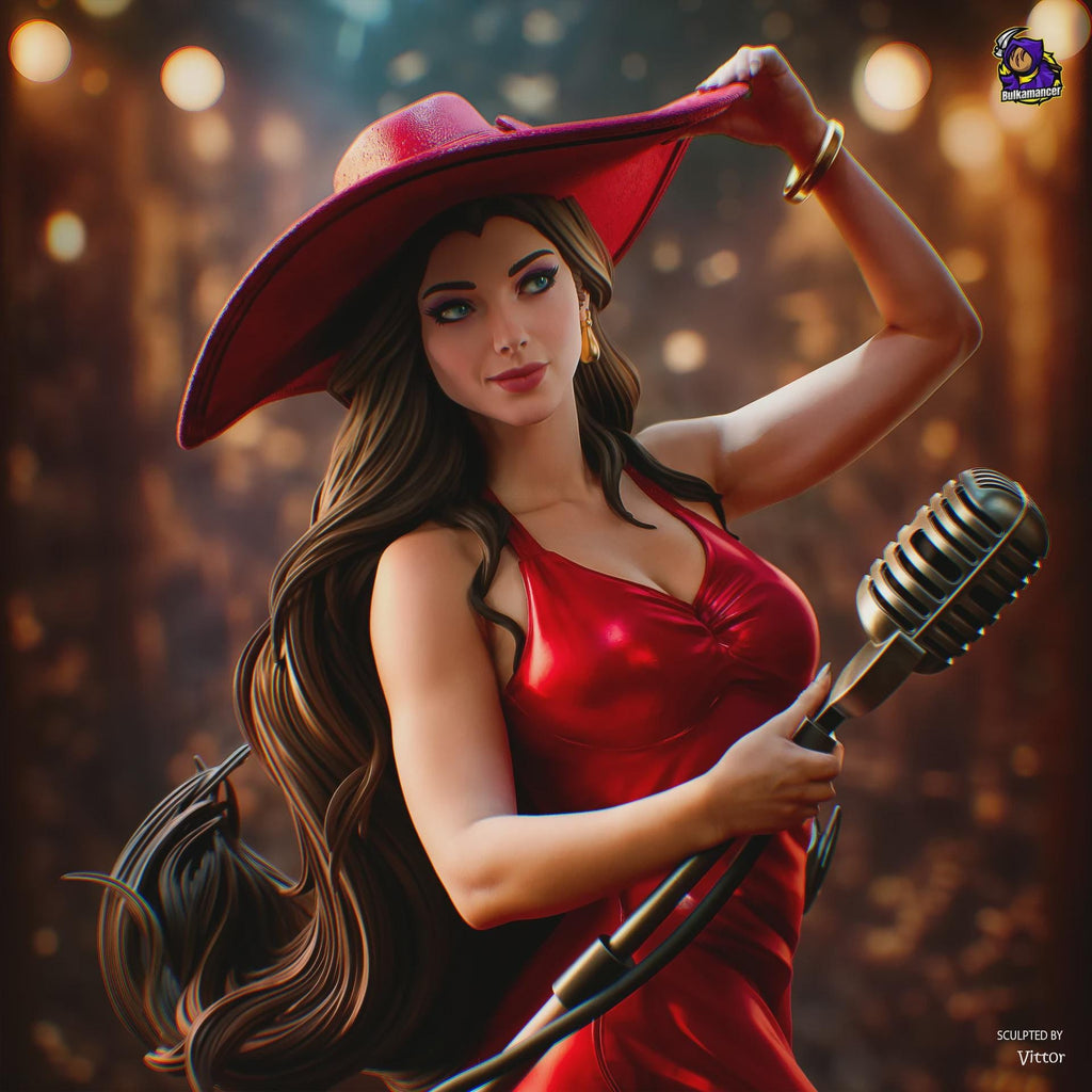 Pauline resin figure, Hand Painted Collectible Statue, 25 cm (9.84 in)