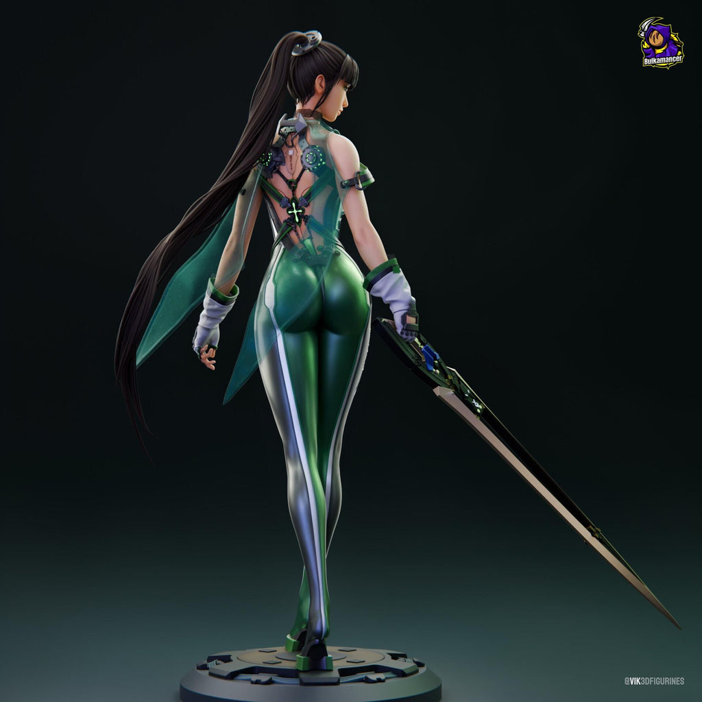 EVE resin figure, Hand Painted Collectible Resin Statue, 22.2 cm