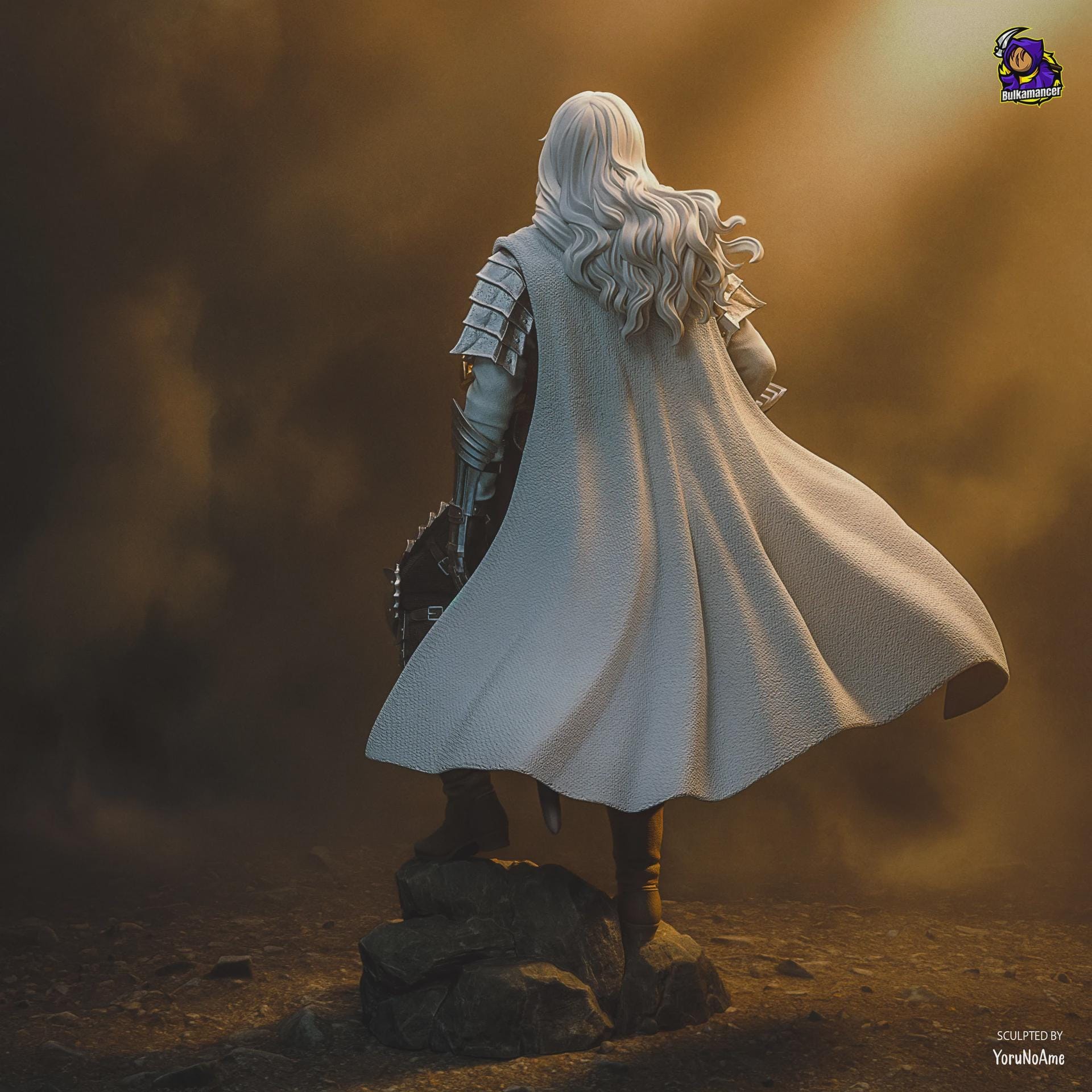 Griffith Berserk figure, Resin Statue, Hand Painted, 24.3 cm (9.57 in)