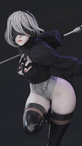 2B Figure - NieR Automata Resin Statue, Hand Painted Collectible