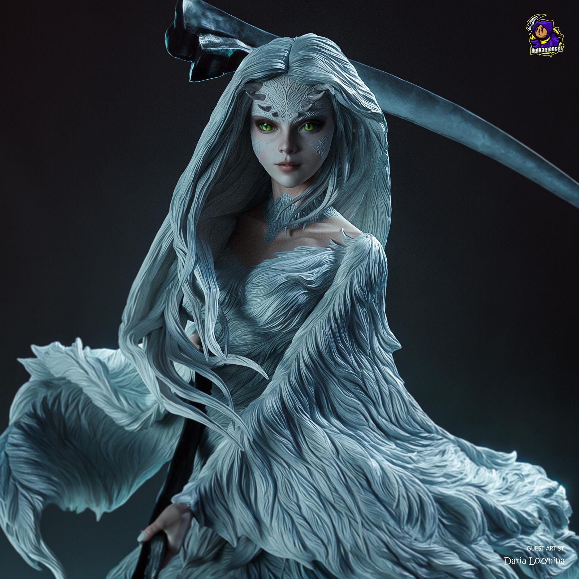 Crossbreed Priscilla Figure, Dark Souls Resin Statue, Hand Painted, 24.9 cm (9.8 in)