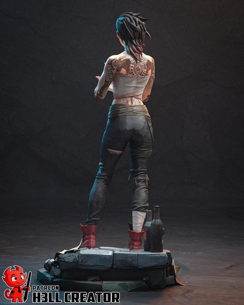 Vi Resin Statue, Hand Painted Collectible Figure, 200 mm (7.9 in)