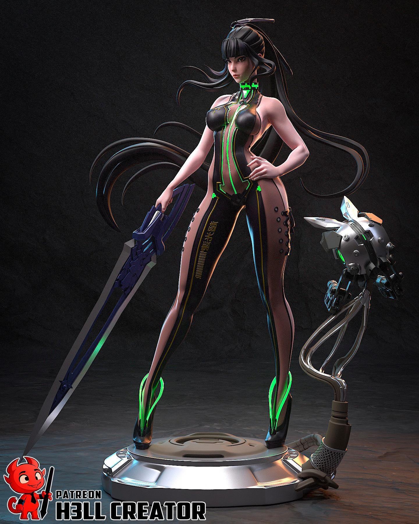 EVE resin statue - Hand Painted Collectible Figure, 19.7 cm (7.8 in)