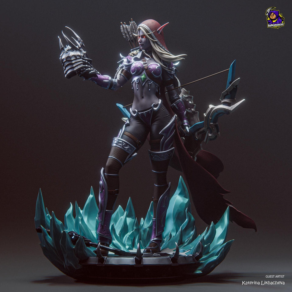 Sylvanas Windrunner Figure, Resin Statue, Hand Painted, 27.3 cm (10.75 in)