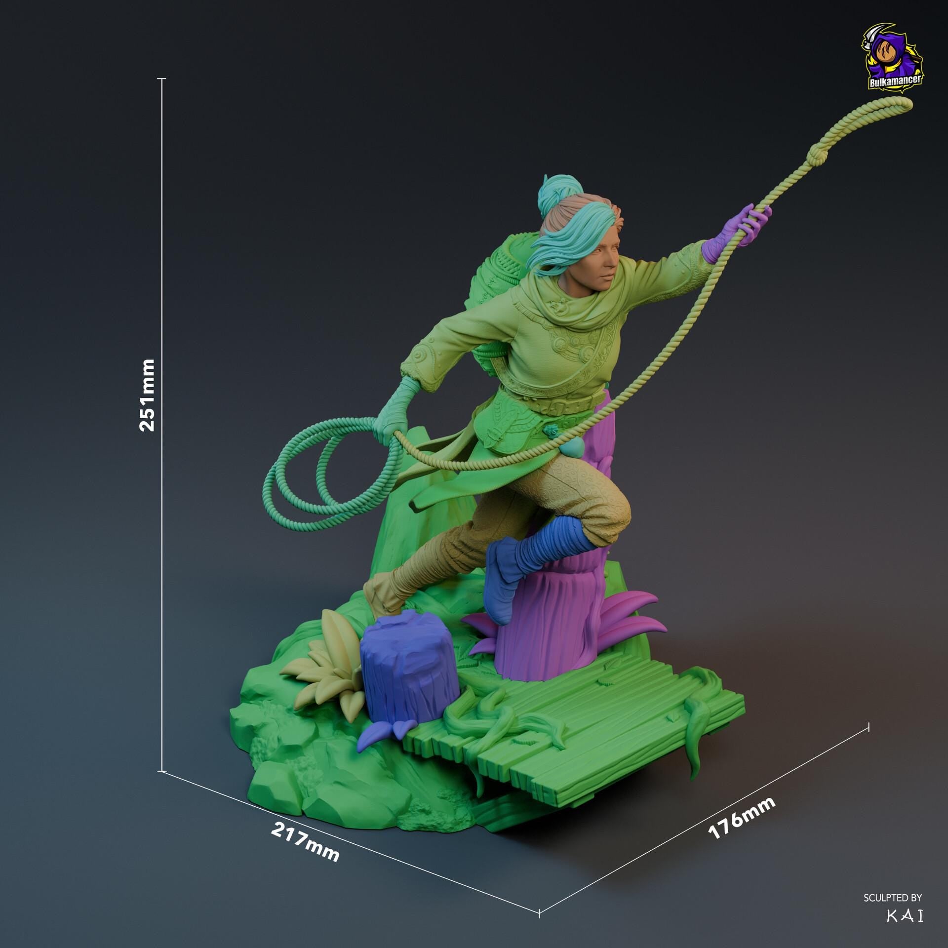 Zoe Resin Figure, Split Fiction Resin Statue, Hand Painted, 25.1 cm (9.88 in)