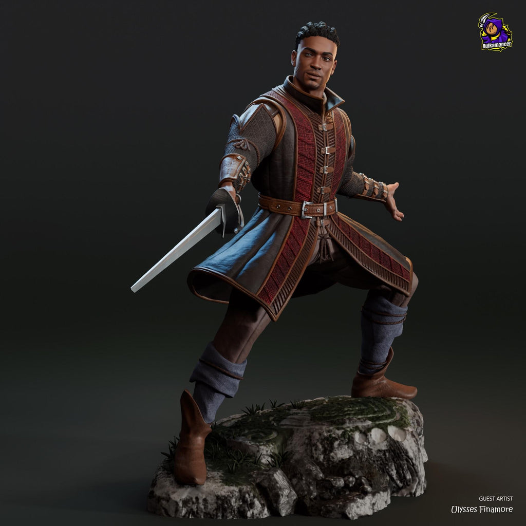 Wyll Resin Figure, Hand Painted Collectible Statue, 23.5 cm (9.25 in)