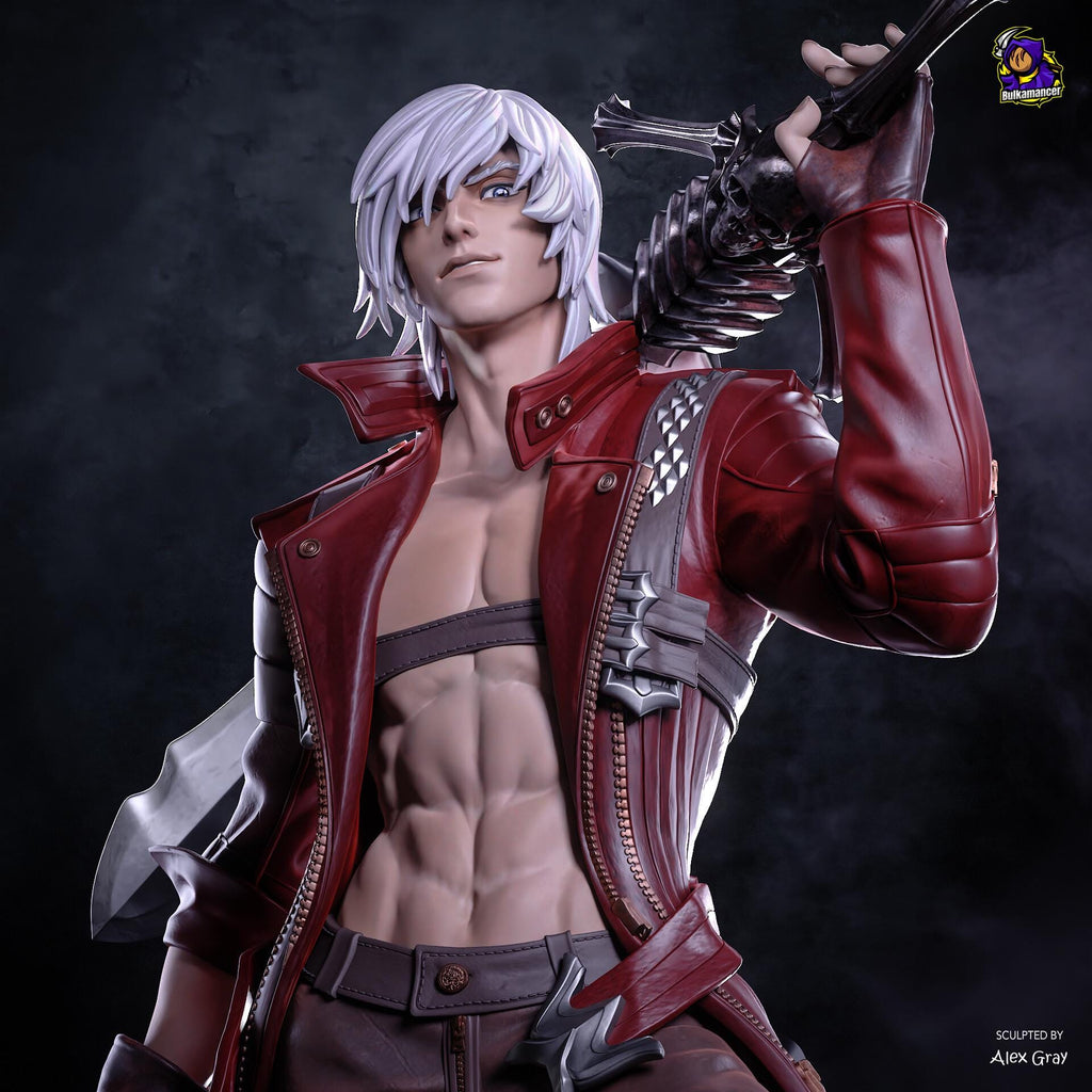 Dante Resin Figure, Hand Painted Collectible Statue, Coat Or Shirtless