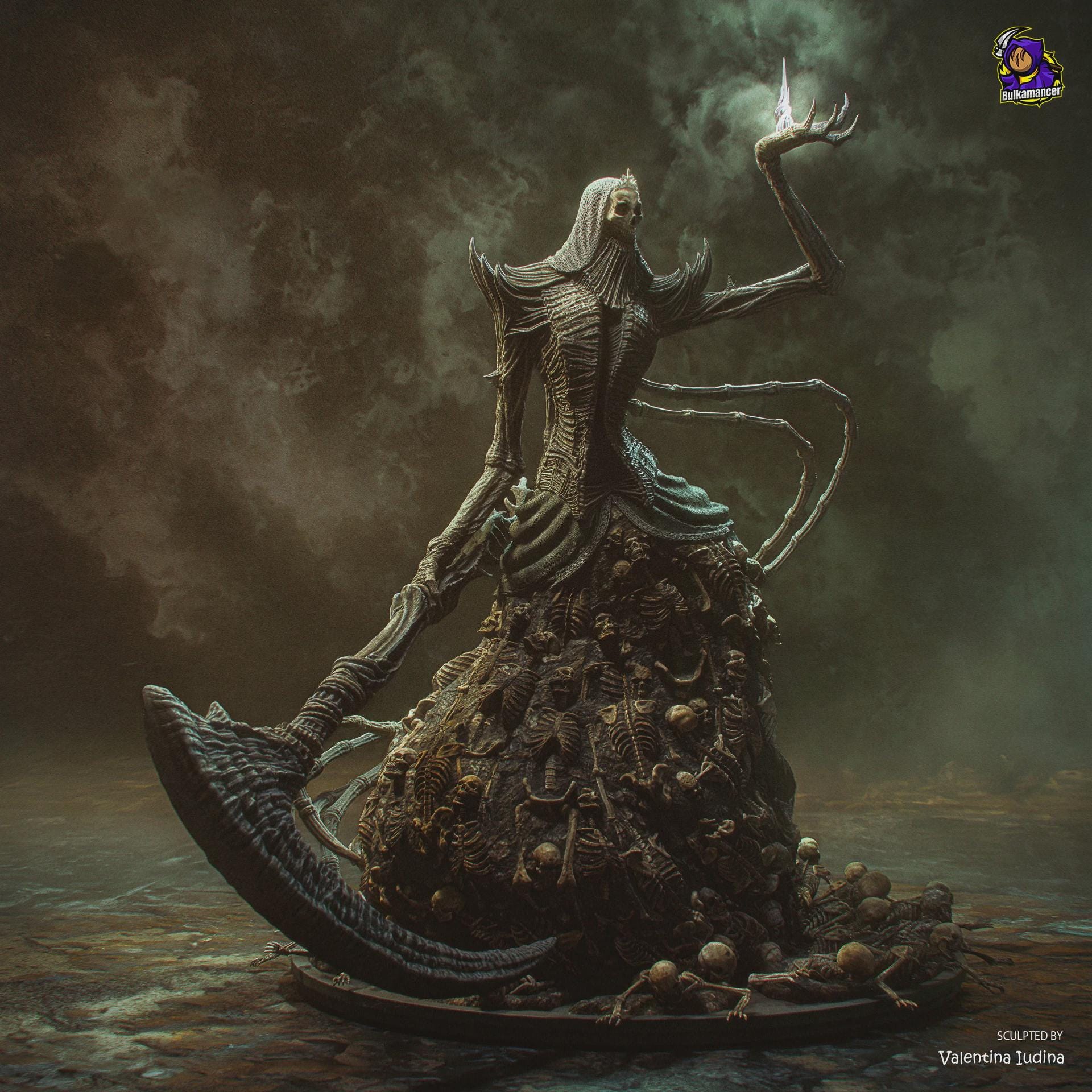 Nashandra Resin Figure, Dark Souls II, Hand Painted Collectible