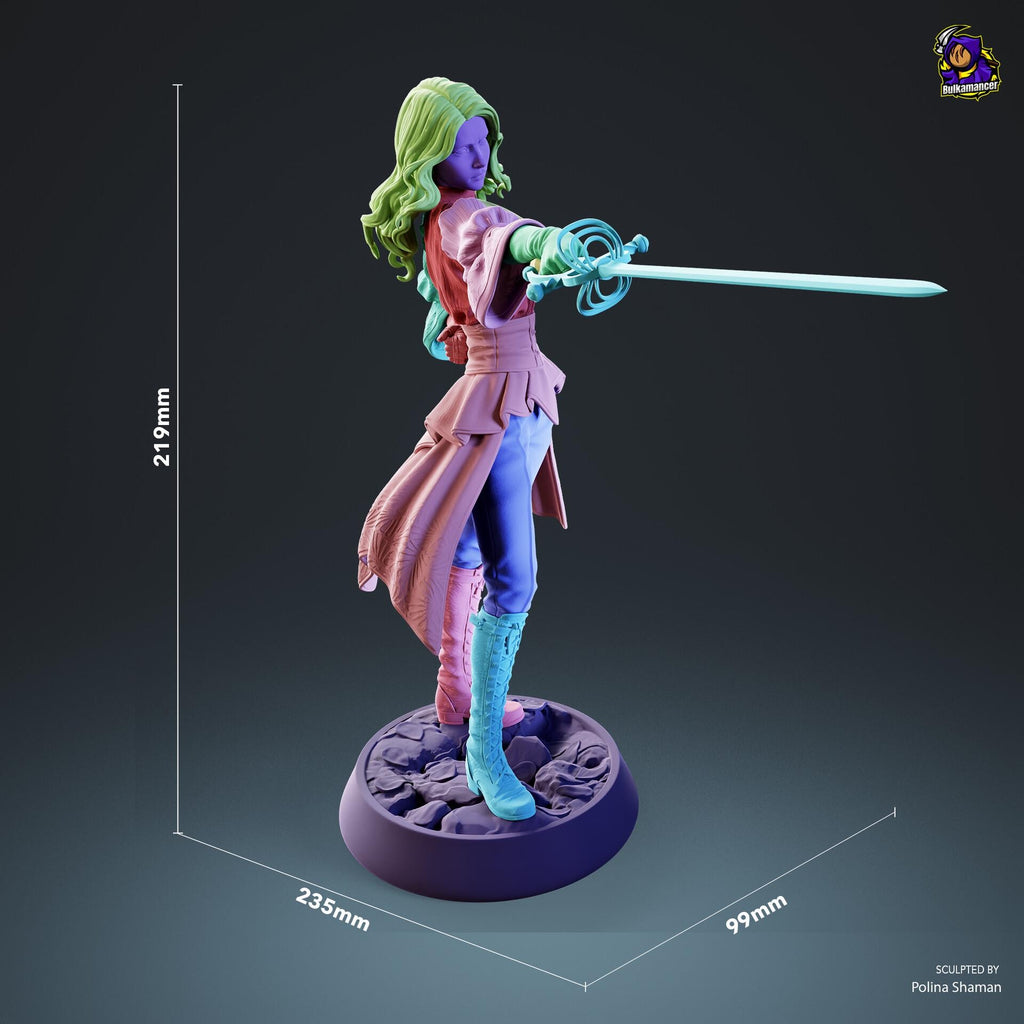 Maelle resin figure, Clair Obscur Expedition 33, Hand Painted Statue