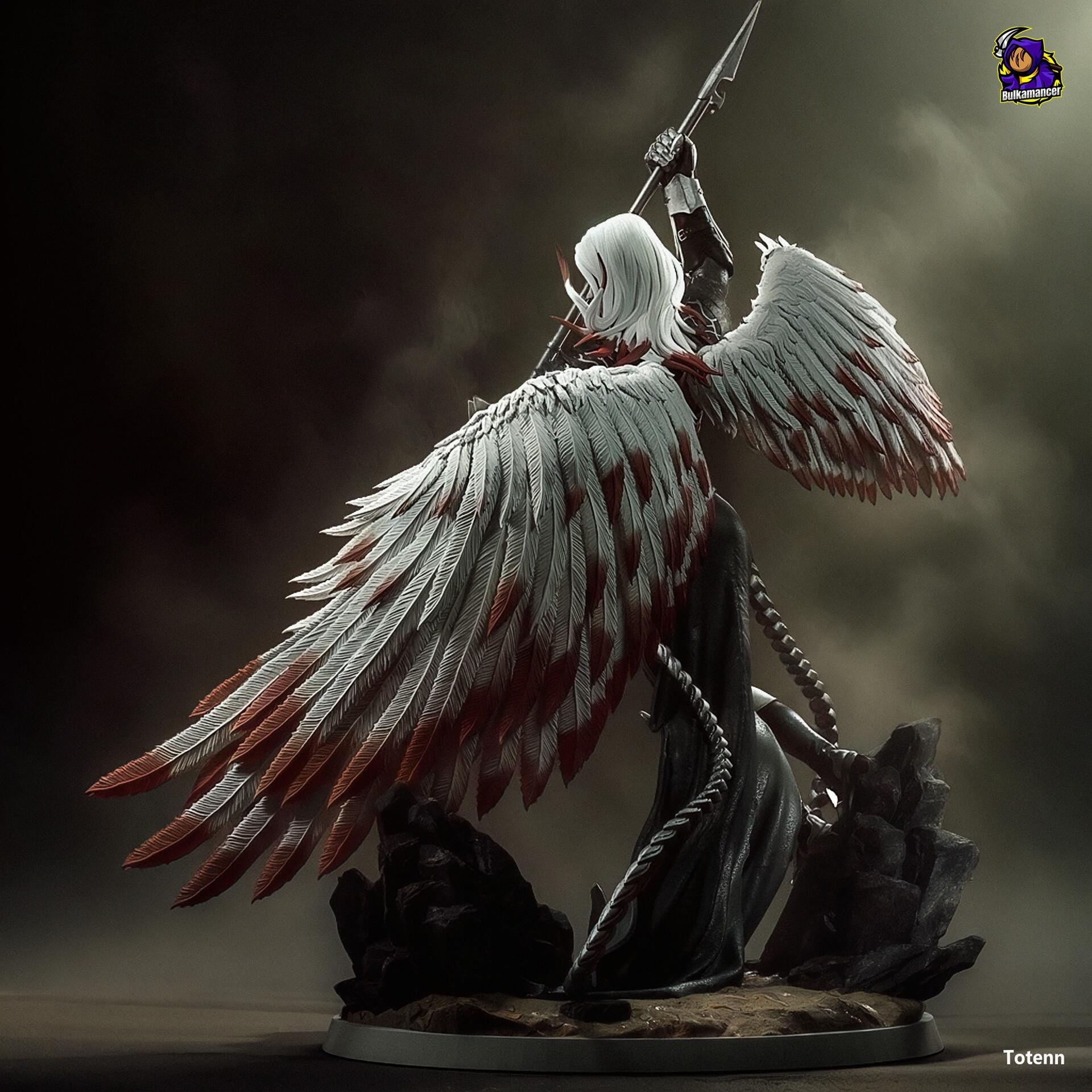 Avacyn resin figure, Hand Painted Collectible Statue, MTG Fan Art