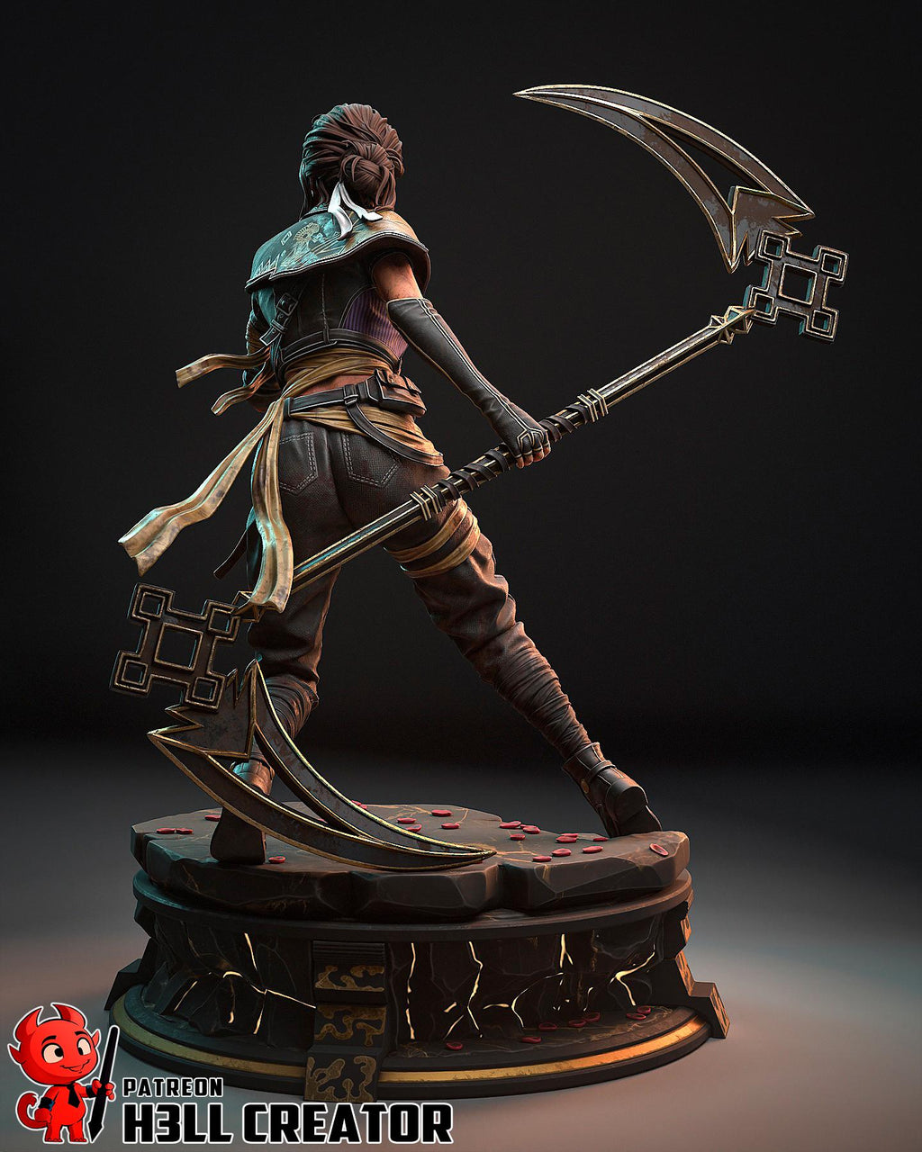 Sciel Resin Statue, Hand Painted Collectible Figure, 168 mm (6.6 in)