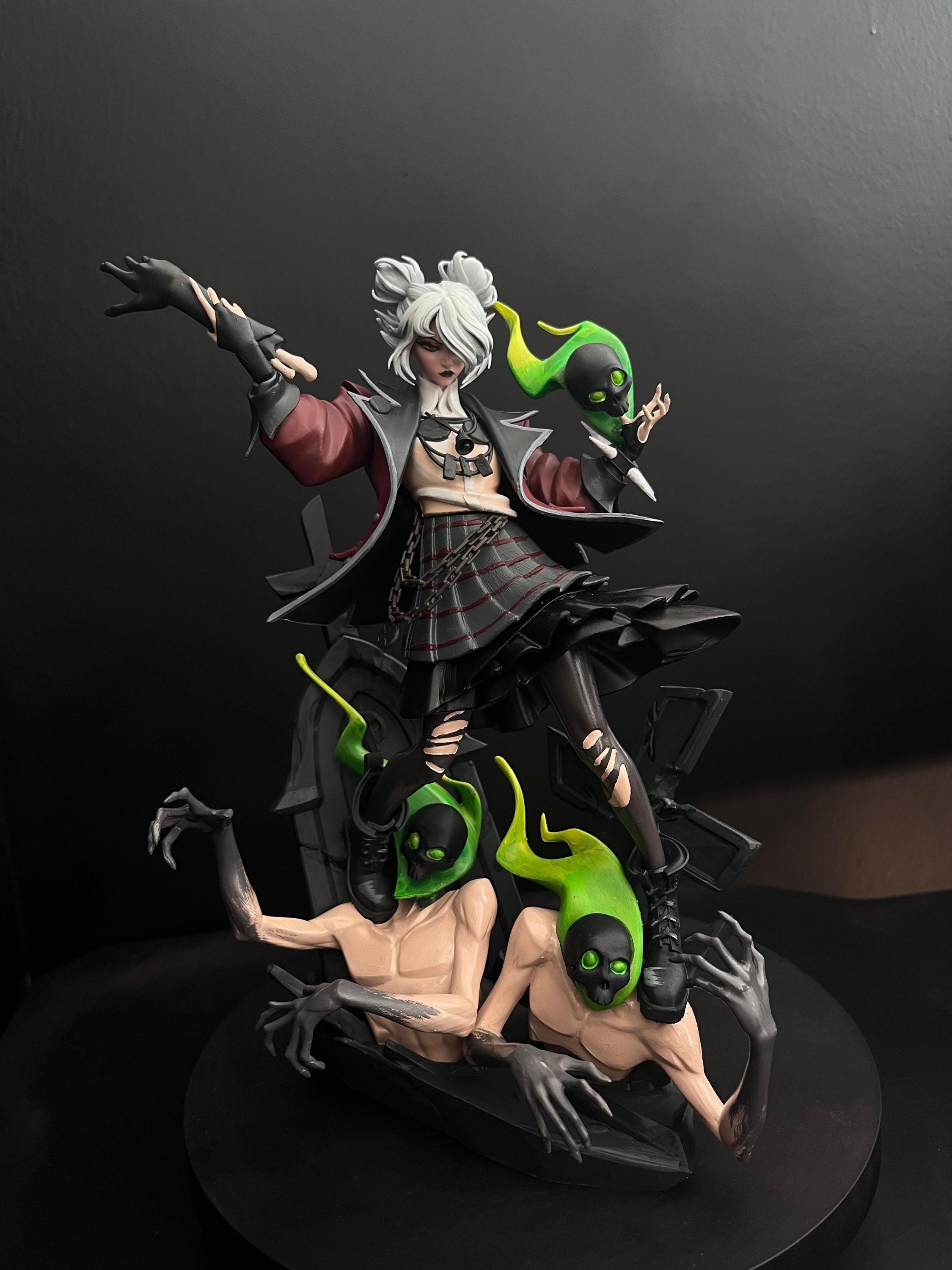 Graves Resin Figure, Hand Painted Collectible Statue, Fan Art Piece