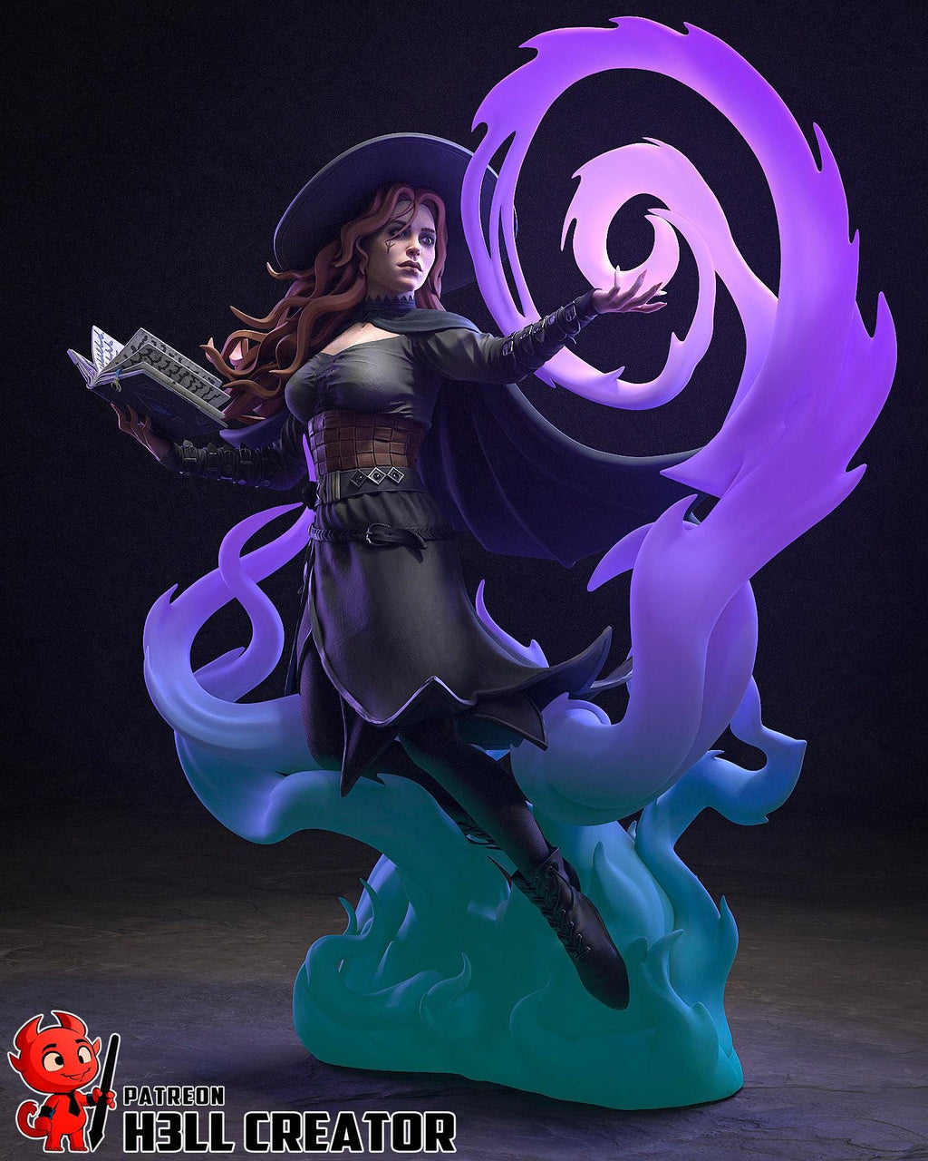 Tasha resin statue, Hand Painted Collectible Figure, 204 mm (8.0 in)