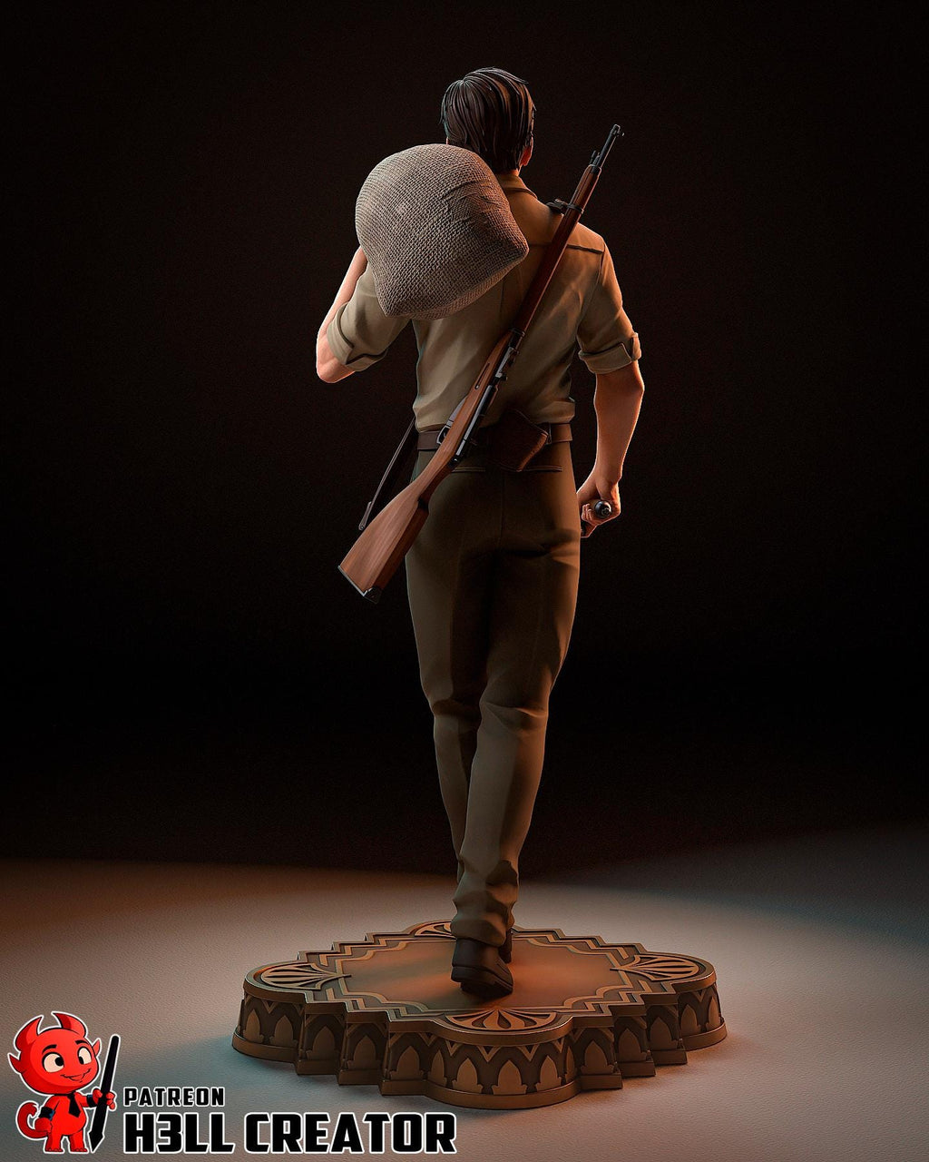 Enzo Favara Resin Statue, Hand Painted Collectible Figure, 161 mm (6.3 in)