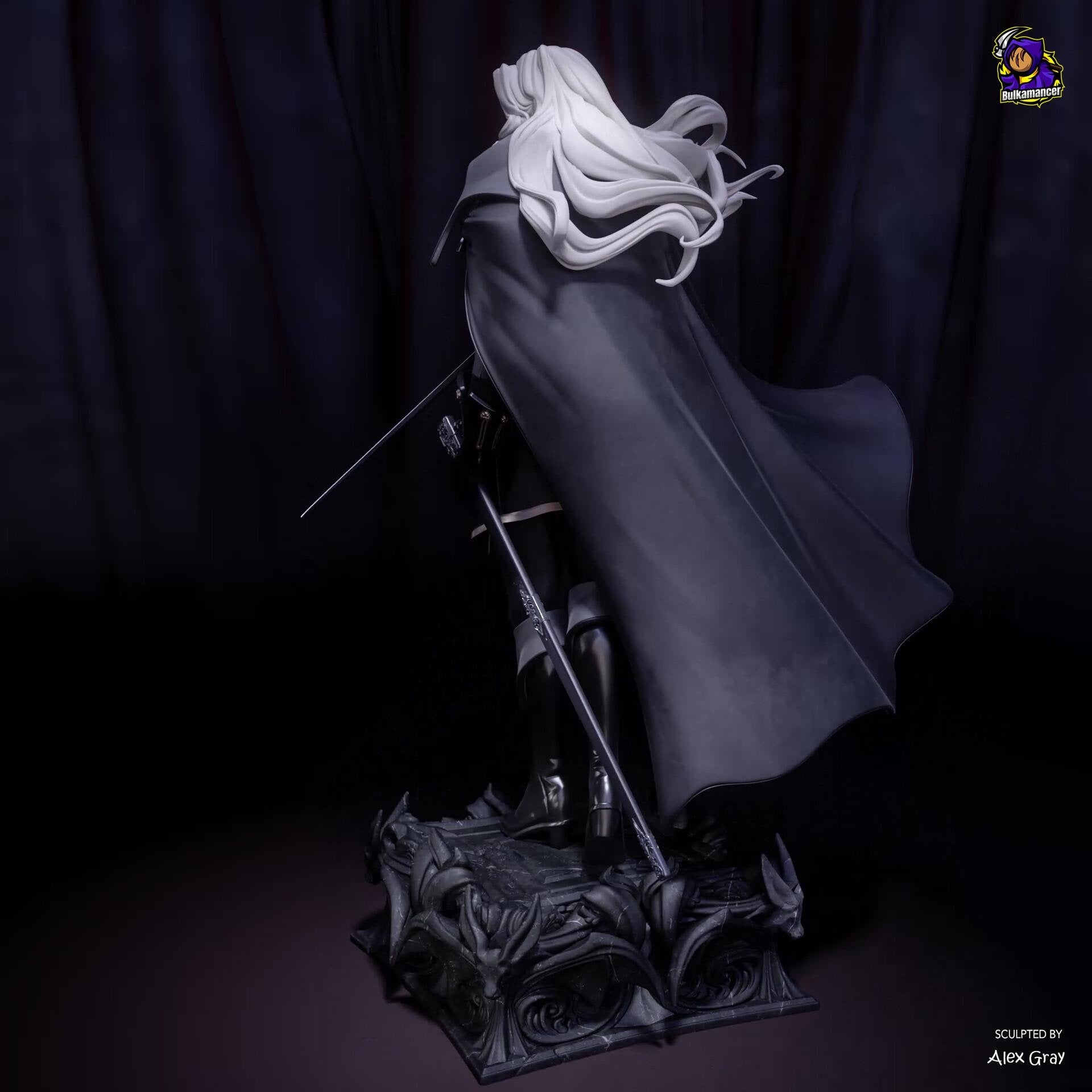 Alucard Resin Figure, Hand Painted Castlevania Resin Statue