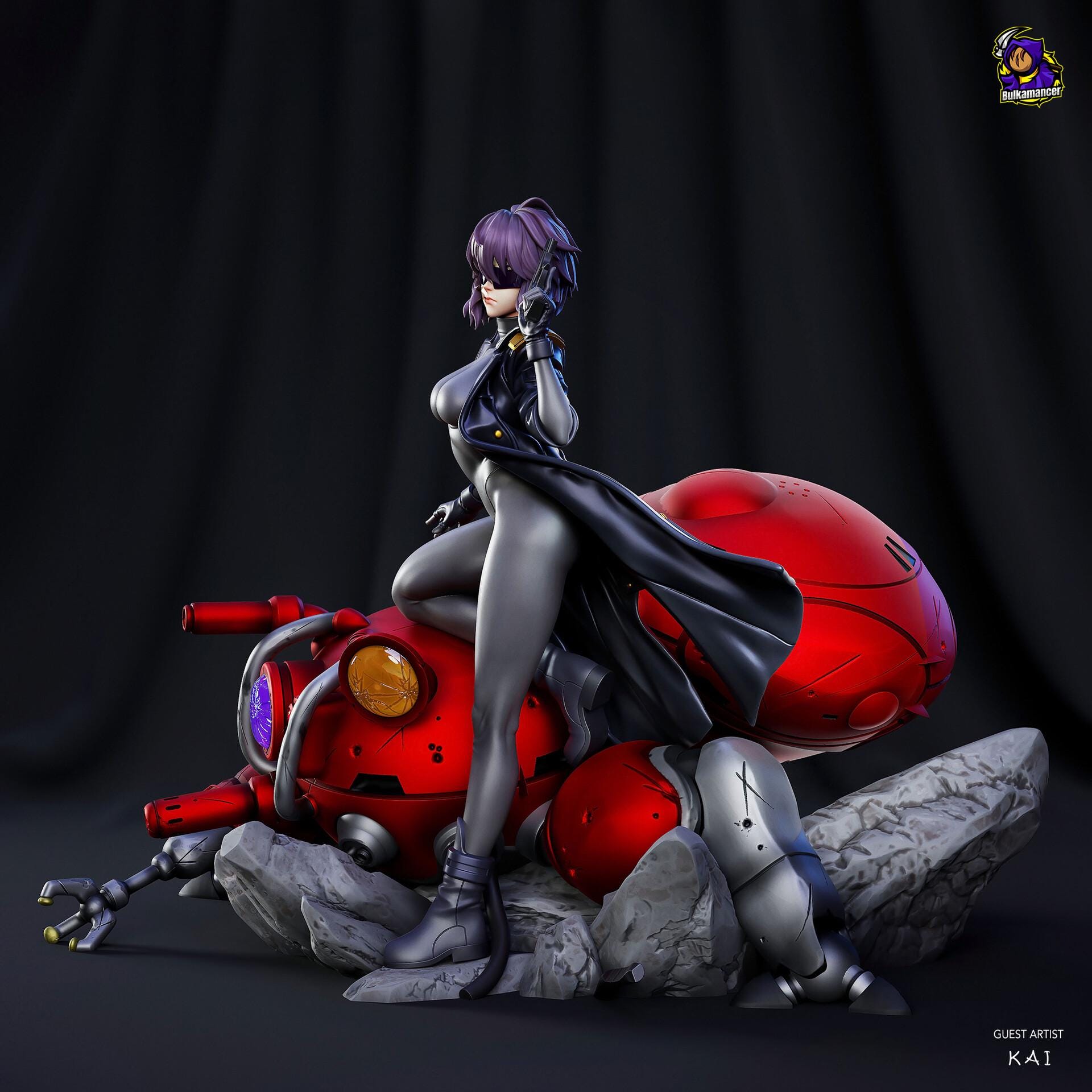 Motoko Kusanagi Figure, Ghost In The Shell Resin Statue, 20.6 cm (8.1 in)
