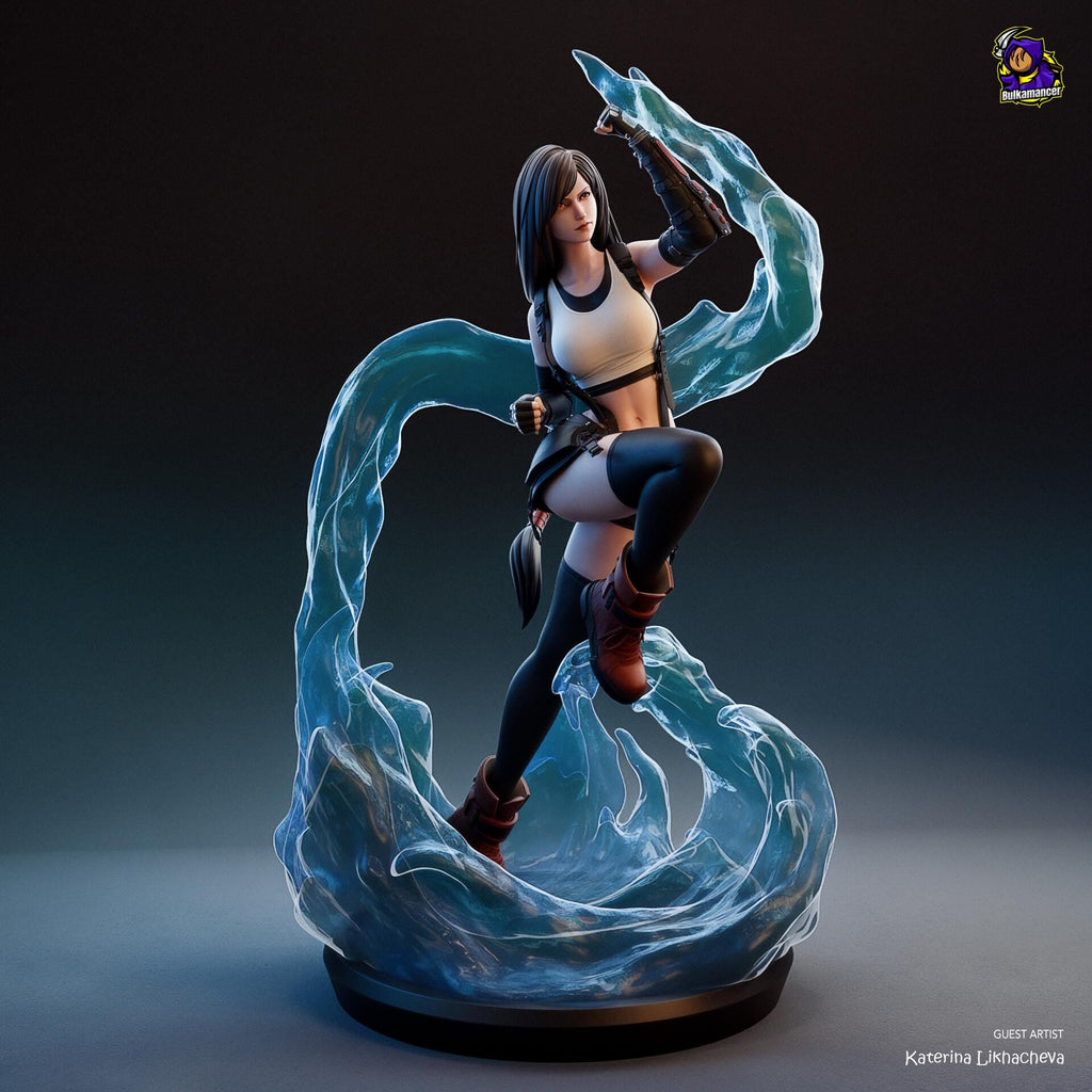 Tifa Lockhart resin figure, Hand Painted Collectible Statue, 25.3 cm (9.96 in)