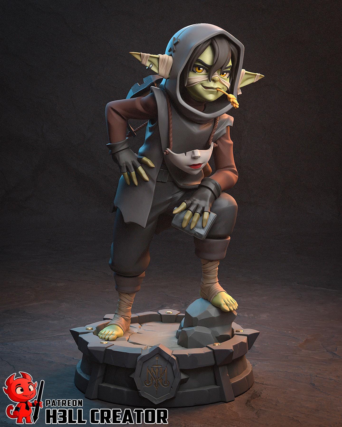 Nott Resin Statue, Hand Painted Collectible Figure, 117 mm (4.6 in)