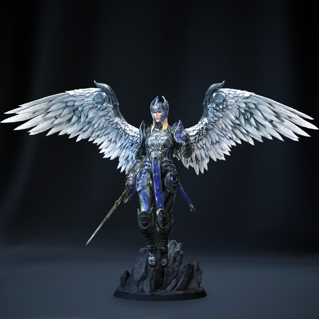 Dame Aylin resin figure, Hand Painted Collectible, 3D Printed Statue