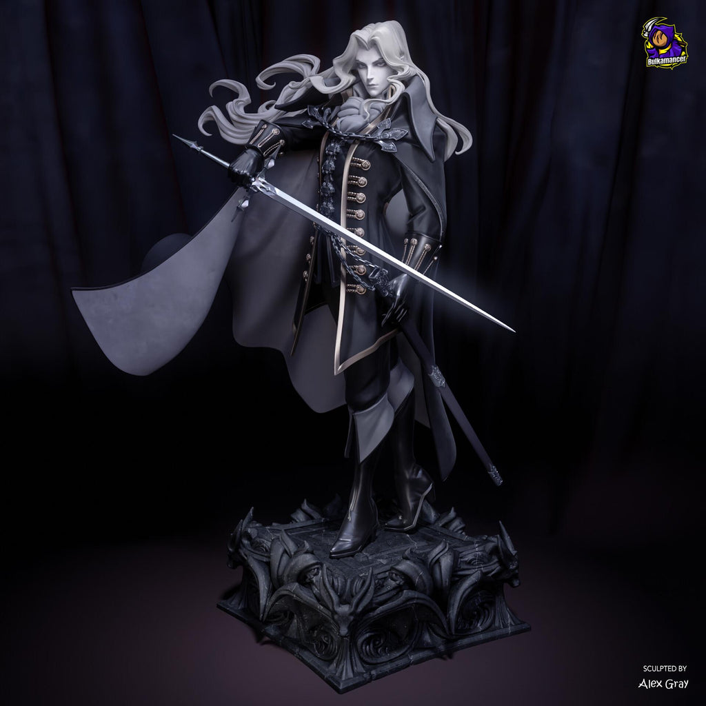 Alucard Resin Figure, Hand Painted Castlevania Resin Statue