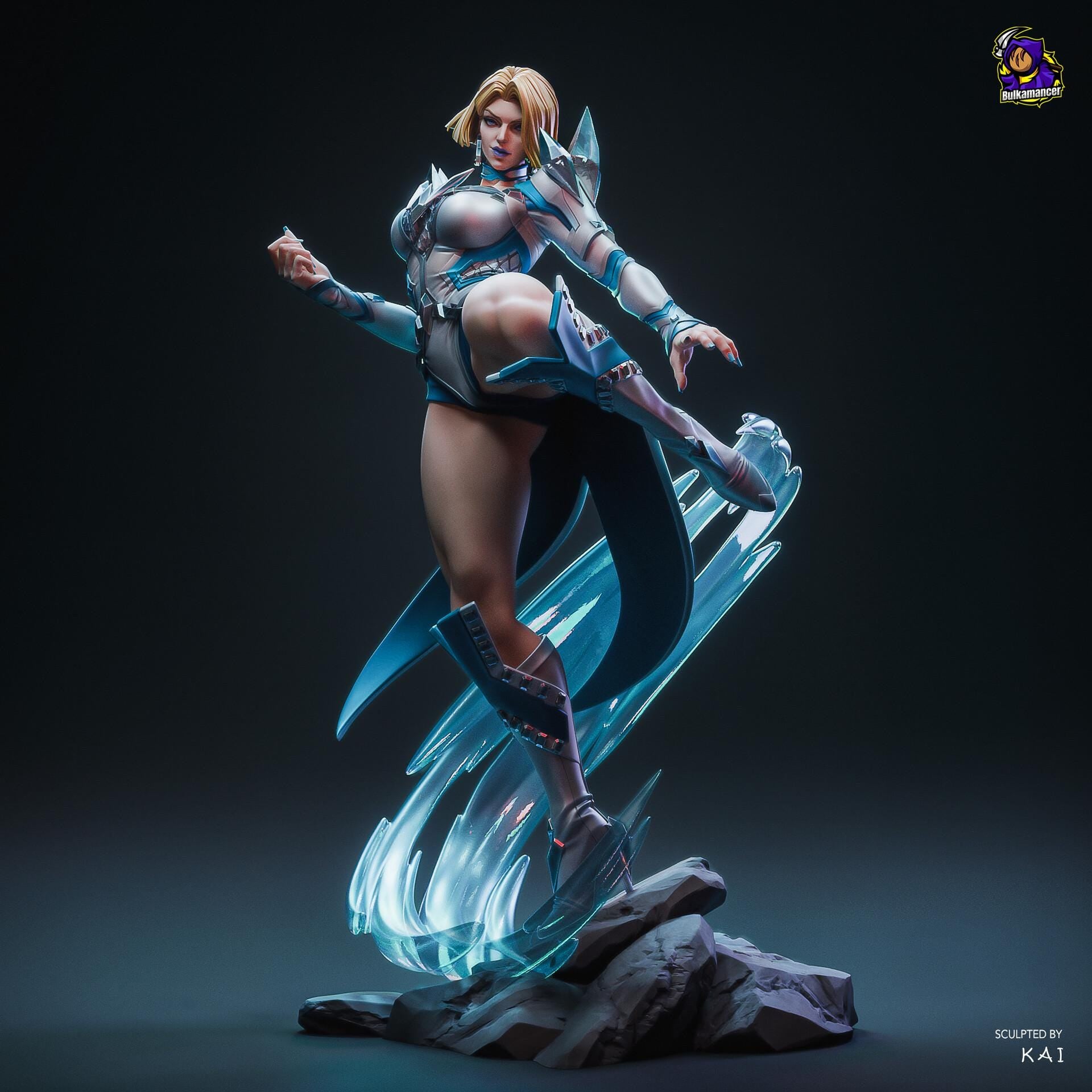 Emma Frost resin figure, Hand Painted Collectible Statue, 25.4 cm (10 in)