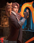 Caleb Widogast Statue, Resin Figure, Hand Painted, 204 mm (8.0 in)