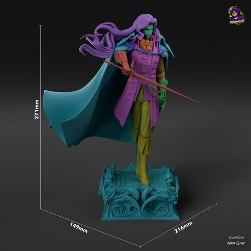 Alucard Resin Figure, Hand Painted Castlevania Resin Statue