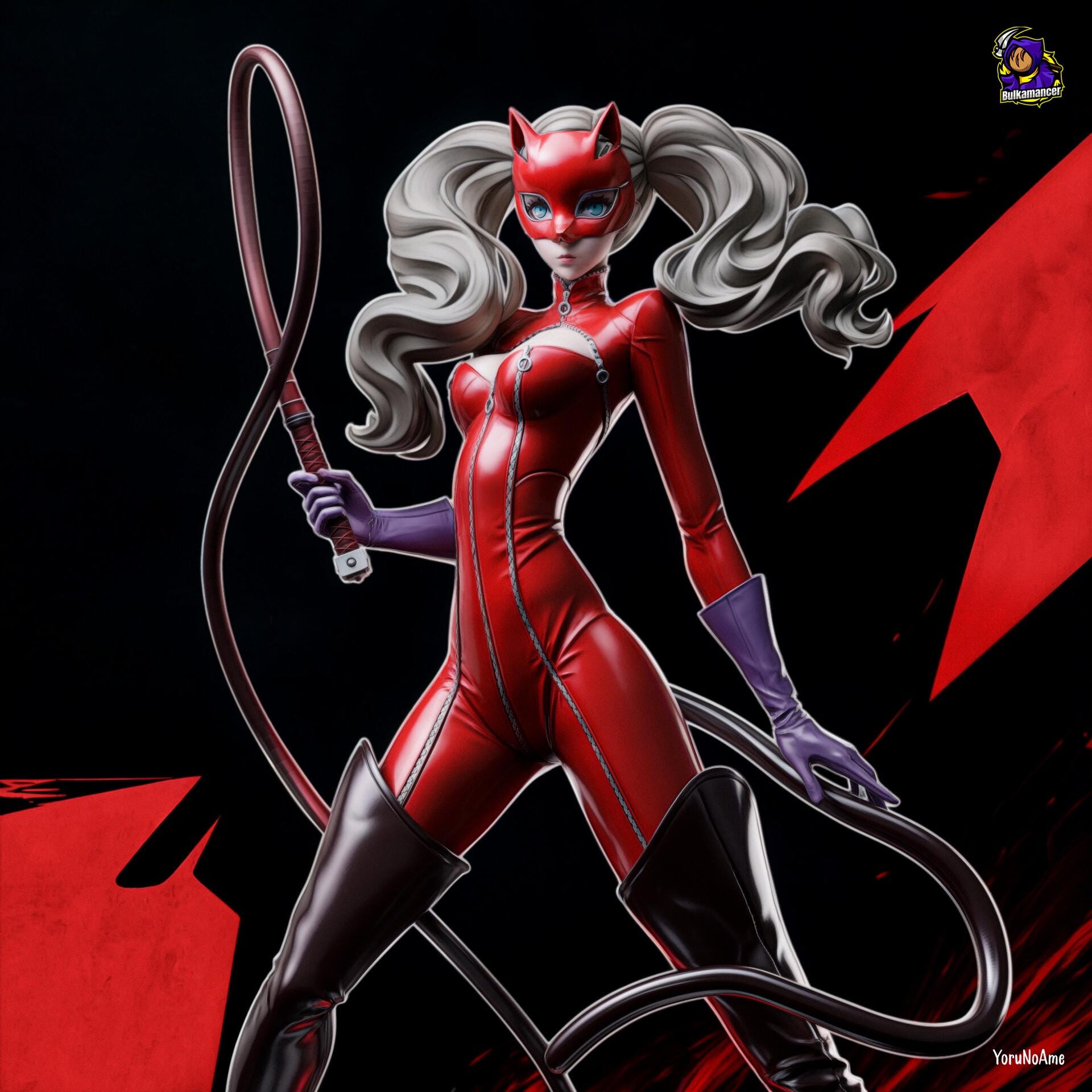 Ann Takamaki figure, Resin Statue, Hand Painted Collectible, Fan Art