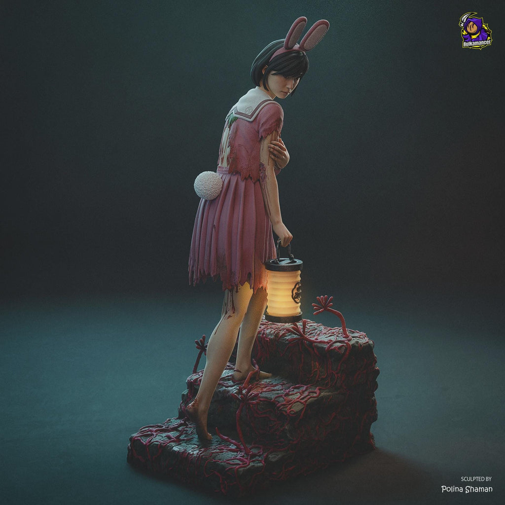 Hinako resin figure, Hand Painted Collectible Statue, Display Art