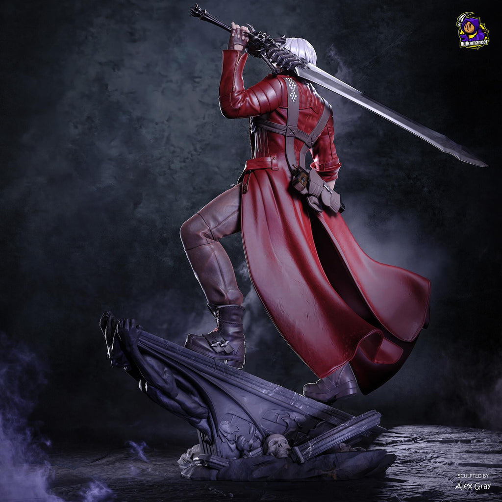 Dante Resin Figure, Hand Painted Collectible Statue, Coat Or Shirtless