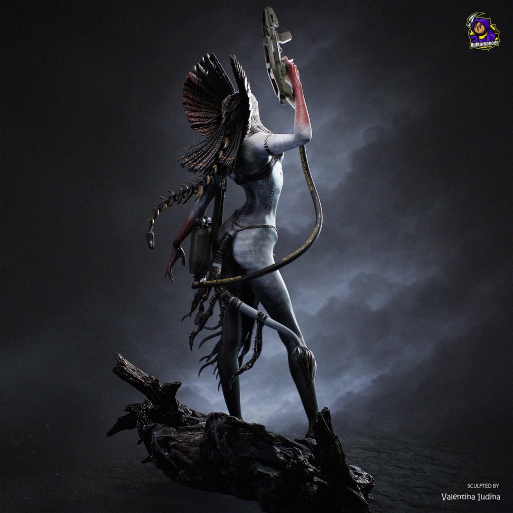 Varang Resin Figure, Hand Painted Collectible Statue, 34.1 cm (341 mm)