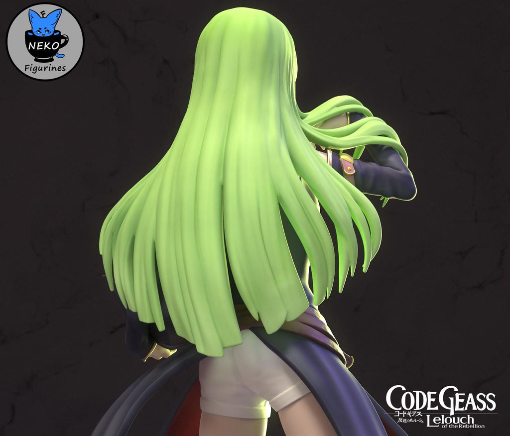 C.C. resin statue, Hand Painted Collectible Figure, 20.1 cm (7.9 in)