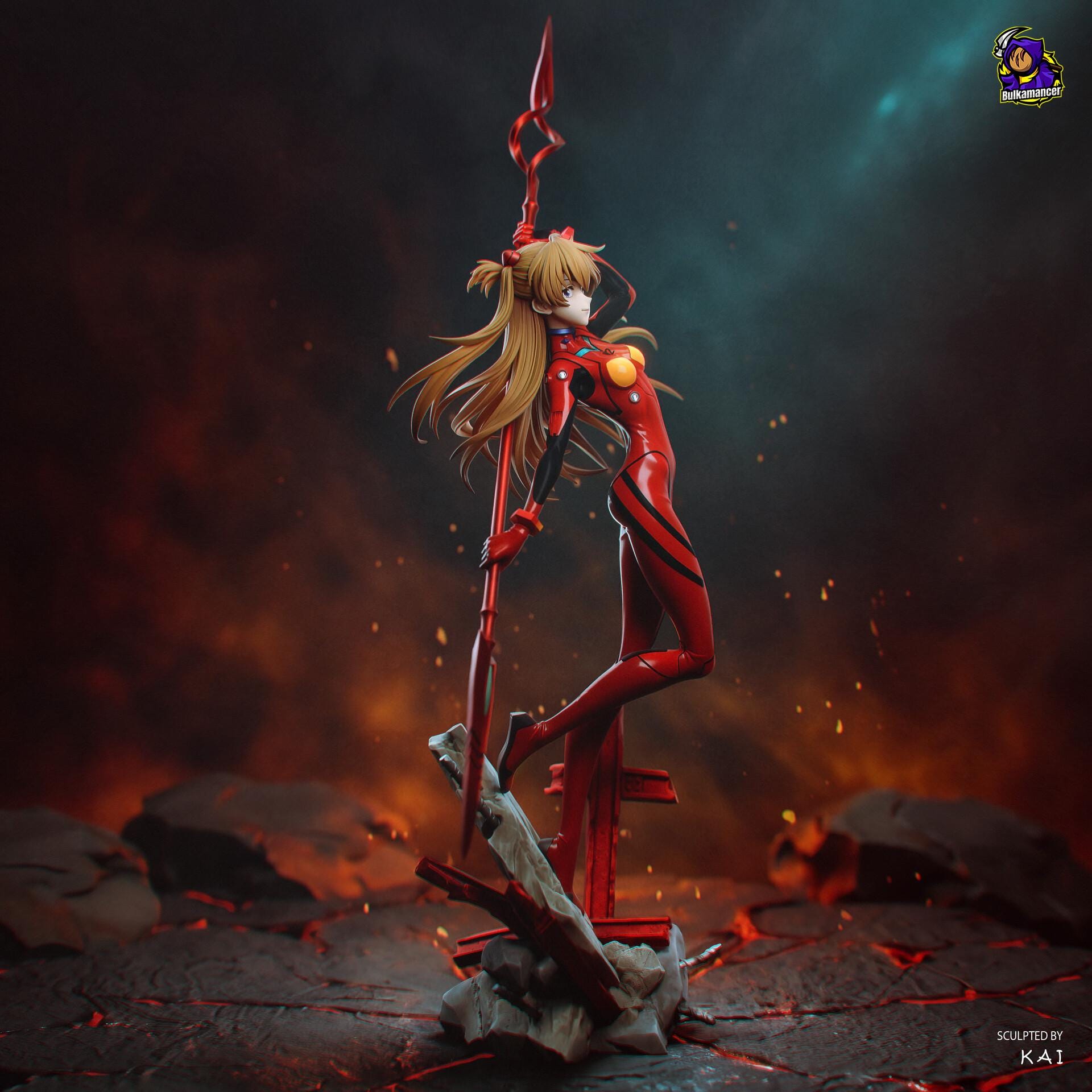 Asuka Resin Statue, Hand Painted Figure, 30 cm (11.8 in)