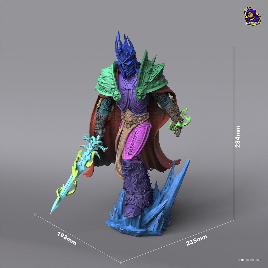 Arthas Menethil resin figure, Lich King Statue, Hand Painted, 28.4 cm (11.2 in)